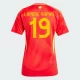 Dame Lamine Yamal #19 Spanien Fodboldtrøjer EM 2024 Hjemmebanetrøje