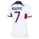 Dame Paris Saint-Germain PSG Fodboldtrøjer 2023-24 Kylian Mbappé #7 Udebanetrøje