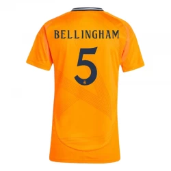 Dame Real Madrid Fodboldtrøjer 2024-25 Jude Bellingham #5 Udebanetrøje