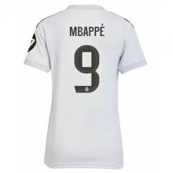 Dame Real Madrid Mbappe #9 Fodboldtrøjer 2025-26 Hjemmebanetrøje