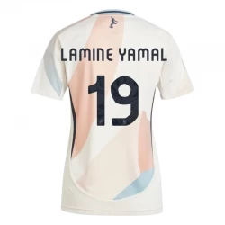 Dame Spanien Fodboldtrøjer 2025 Euro Lamine Yamal #19 Udebanetrøje