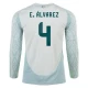 E. Alvarez #4 Mexico Fodboldtrøjer Copa America 2024 Udebanetrøje Mænd Lange Ærmer