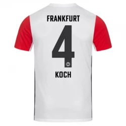Eintracht Frankfurt Koch #4 Fodboldtrøjer 2024-25 Hjemmebanetrøje Mænd