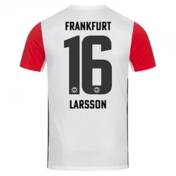 Eintracht Frankfurt Larsson #16 Fodboldtrøjer 2024-25 Hjemmebanetrøje Mænd