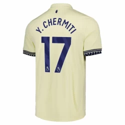 Everton FC Fodboldtrøjer 2025-26 Y. Chermiti #17 Udebanetrøje Mænd