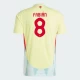 Fabian #8 Spanien Fodboldtrøjer EM 2024 Udebanetrøje Mænd