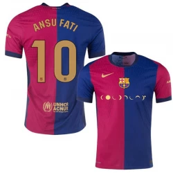 FC Barcelona Ansu Fati #10 Fodboldtrøjer 2024-25 Coldplay Hjemmebanetrøje Mænd
