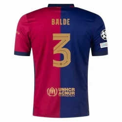 FC Barcelona Balde #3 Fodboldtrøjer 2024-25 UCL Hjemmebanetrøje Mænd