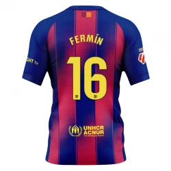 FC Barcelona Fermin #16 Fodboldtrøjer 2025-26 Hjemmebanetrøje Mænd