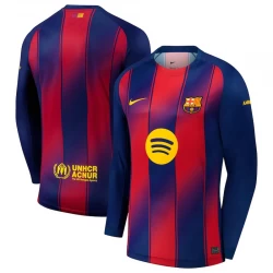 FC Barcelona Fodboldtrøjer 2025-26 Hjemmebanetrøje Mænd Lange Ærmer