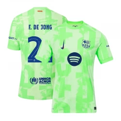 FC Barcelona Fodboldtrøjer Frenkie de Jong #21 2024-25 UCL New Spotify Logo Tredjetrøje Mænd