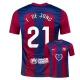 FC Barcelona Frenkie de Jong #21 Fodboldtrøjer 2023-24 x Karol G Hjemmebanetrøje Mænd