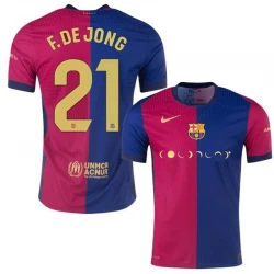 FC Barcelona Frenkie de Jong #21 Fodboldtrøjer 2024-25 Coldplay Hjemmebanetrøje Mænd