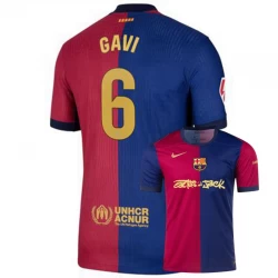 FC Barcelona Gavi #6 Fodboldtrøjer 2024-25 Travis Scott Hjemmebanetrøje Mænd