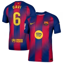 FC Barcelona Gavi #6 Fodboldtrøjer 2025-26 Hjemmebanetrøje Mænd