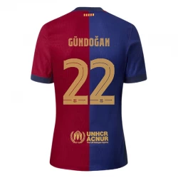 FC Barcelona Gundogan #22 Fodboldtrøjer 2024-25 Hjemmebanetrøje Mænd