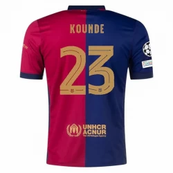 FC Barcelona Kounde #23 Fodboldtrøjer 2024-25 UCL Hjemmebanetrøje Mænd