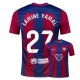 FC Barcelona Lamine Yamal #27 Fodboldtrøjer 2023-24 x Karol G Hjemmebanetrøje Mænd