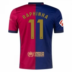 FC Barcelona Raohinha #11 Fodboldtrøjer 2024-25 Hjemmebanetrøje Mænd