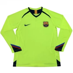 FC Barcelona Retro Trøje 2005-06 Udebane Mænd Lange Ærmer