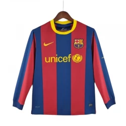 FC Barcelona Retro Trøje 2010-11 Hjemmebane Mænd Lange Ærmer