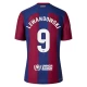FC Barcelona Robert Lewandowski #9 Fodboldtrøjer 2023-24 Hjemmebanetrøje Mænd