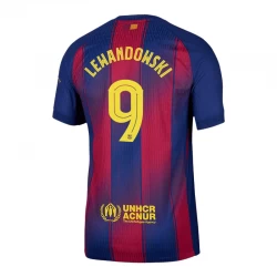 FC Barcelona Robert Lewandowski #9 Fodboldtrøjer 2025-26 UCL Hjemmebanetrøje Mænd