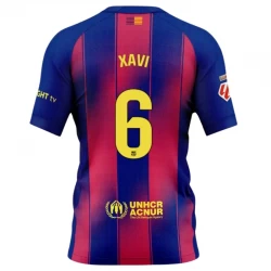 FC Barcelona Xavi #6 Fodboldtrøjer 2025-26 Hjemmebanetrøje Mænd