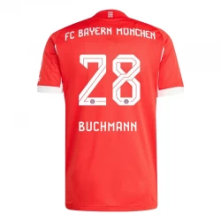 FC Bayern München Buchmann #28 Fodboldtrøjer 2025-26 Hjemmebanetrøje Mænd