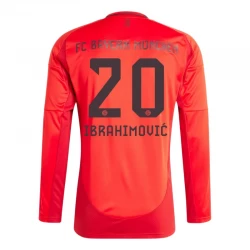 FC Bayern München Ibrahimovic #20 Fodboldtrøjer 2024-25 Hjemmebanetrøje Mænd Lange Ærmer