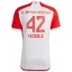 FC Bayern München Jamal Musiala #42 Fodboldtrøjer 2023-24 Hjemmebanetrøje Mænd
