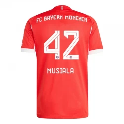 FC Bayern München Jamal Musiala #42 Fodboldtrøjer 2025-26 Hjemmebanetrøje Mænd