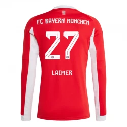FC Bayern München Laimer #27 Fodboldtrøjer 2025-26 Hjemmebanetrøje Mænd Lange Ærmer