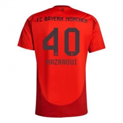 FC Bayern München Mazraoui #40 Fodboldtrøjer 2024-25 Hjemmebanetrøje Mænd