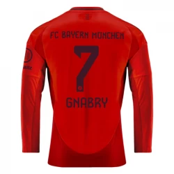 FC Bayern München Serge Gnabry #7 Fodboldtrøjer 2024-25 Hjemmebanetrøje Mænd Lange Ærmer