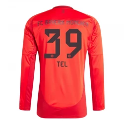 FC Bayern München Tel #39 Fodboldtrøjer 2024-25 Hjemmebanetrøje Mænd Lange Ærmer