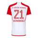 FC Bayern München Theo Hernández #21 Fodboldtrøjer 2023-24 Hjemmebanetrøje Mænd