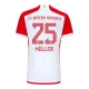 FC Bayern München Thomas Müller #25 Fodboldtrøjer 2023-24 Hjemmebanetrøje Mænd
