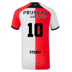 Feyenoord Stengs #10 Fodboldtrøjer 2024-25 Hjemmebanetrøje Mænd