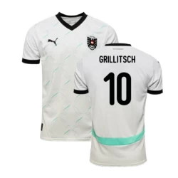 Grillitsch #10 Østrig Fodboldtrøjer EM 2024 Udebanetrøje Mænd