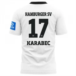Hamburger SV Karabec #17 Fodboldtrøjer 2024-25 Hjemmebanetrøje Mænd