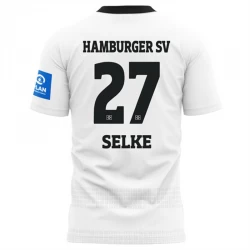 Hamburger SV Selke #27 Fodboldtrøjer 2024-25 Hjemmebanetrøje Mænd