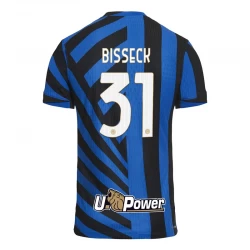 Inter Milan Bisseck #31 Fodboldtrøjer 2024-25 Hjemmebanetrøje Mænd