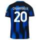 Inter Milan Calhanoglu #20 Fodboldtrøjer 2023-24 Hjemmebanetrøje Mænd