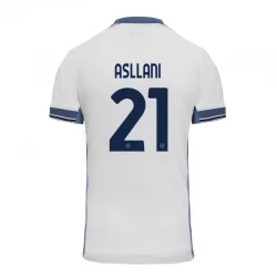 Inter Milan Fodboldtrøjer 2024-25 Asllani #21 Udebanetrøje Mænd