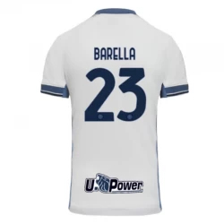Inter Milan Fodboldtrøjer 2024-25 Nicolò Barella #23 Udebanetrøje Mænd