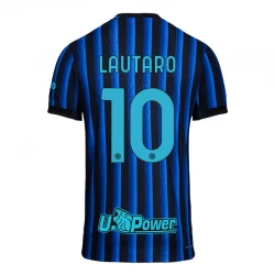 Inter Milan Lautaro Martínez #10 Fodboldtrøjer 2025-26 Hjemmebanetrøje Mænd