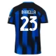 Inter Milan Nicolo Barella #23 Fodboldtrøjer 2023-24 Hjemmebanetrøje Mænd