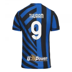 Inter Milan Thuram #9 Fodboldtrøjer 2024-25 Hjemmebanetrøje Mænd