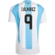 J. Alvarez #9 Argentina Fodboldtrøjer Copa America 2024 Hjemmebanetrøje Mænd